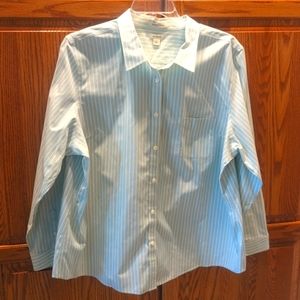 L.L. Bean, Long Sleeved Button down shirt, Sz 3x, NWOT